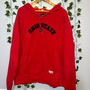 ohio state quarter-zip hoodie !